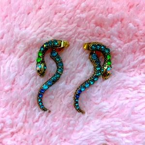 Betsey Johnson Snake Earrings